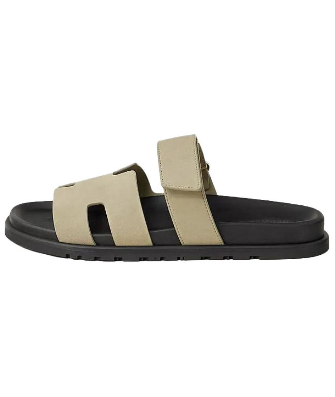 HERMES Кожаные сандалии, фото 2