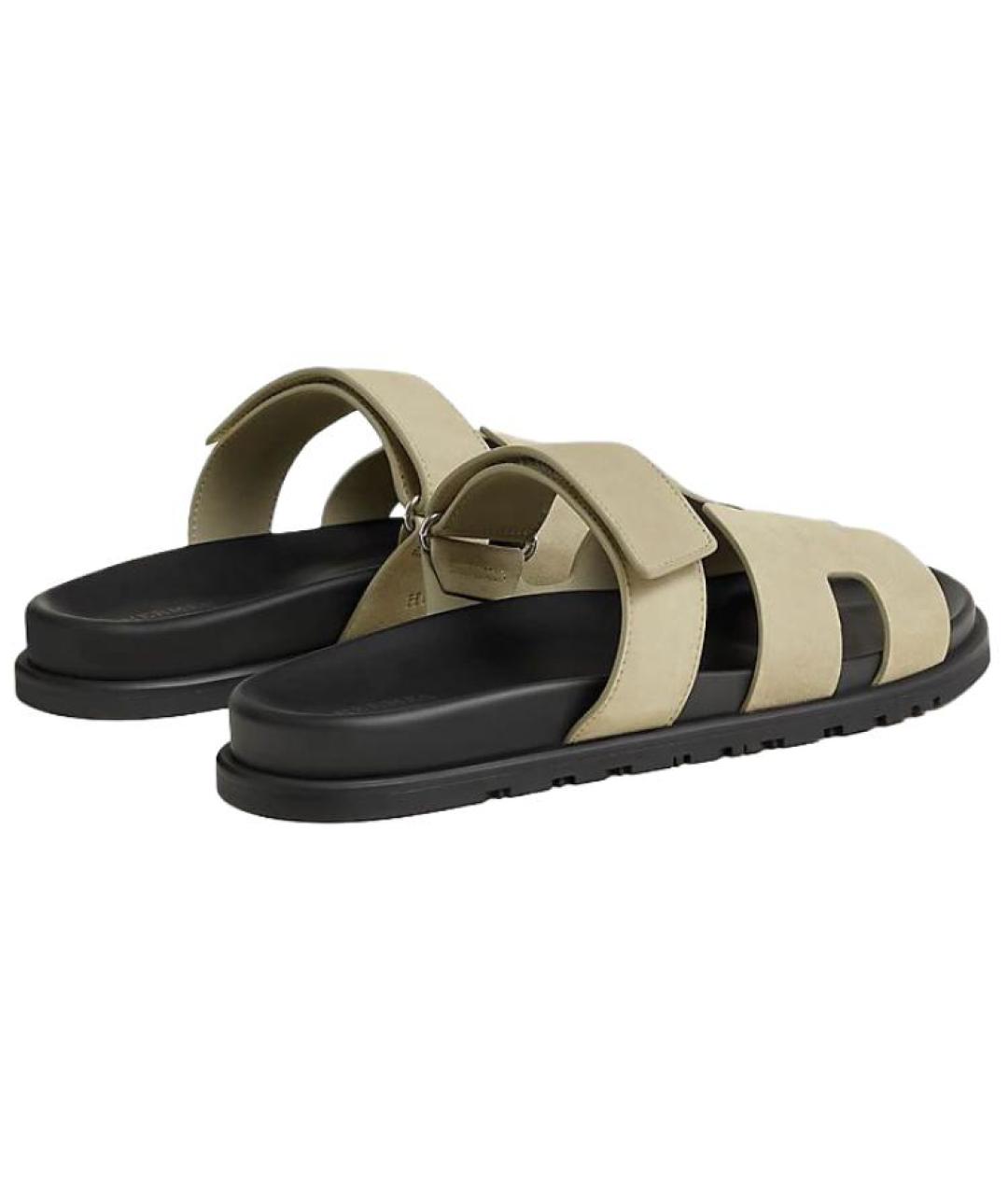 HERMES Кожаные сандалии, фото 5