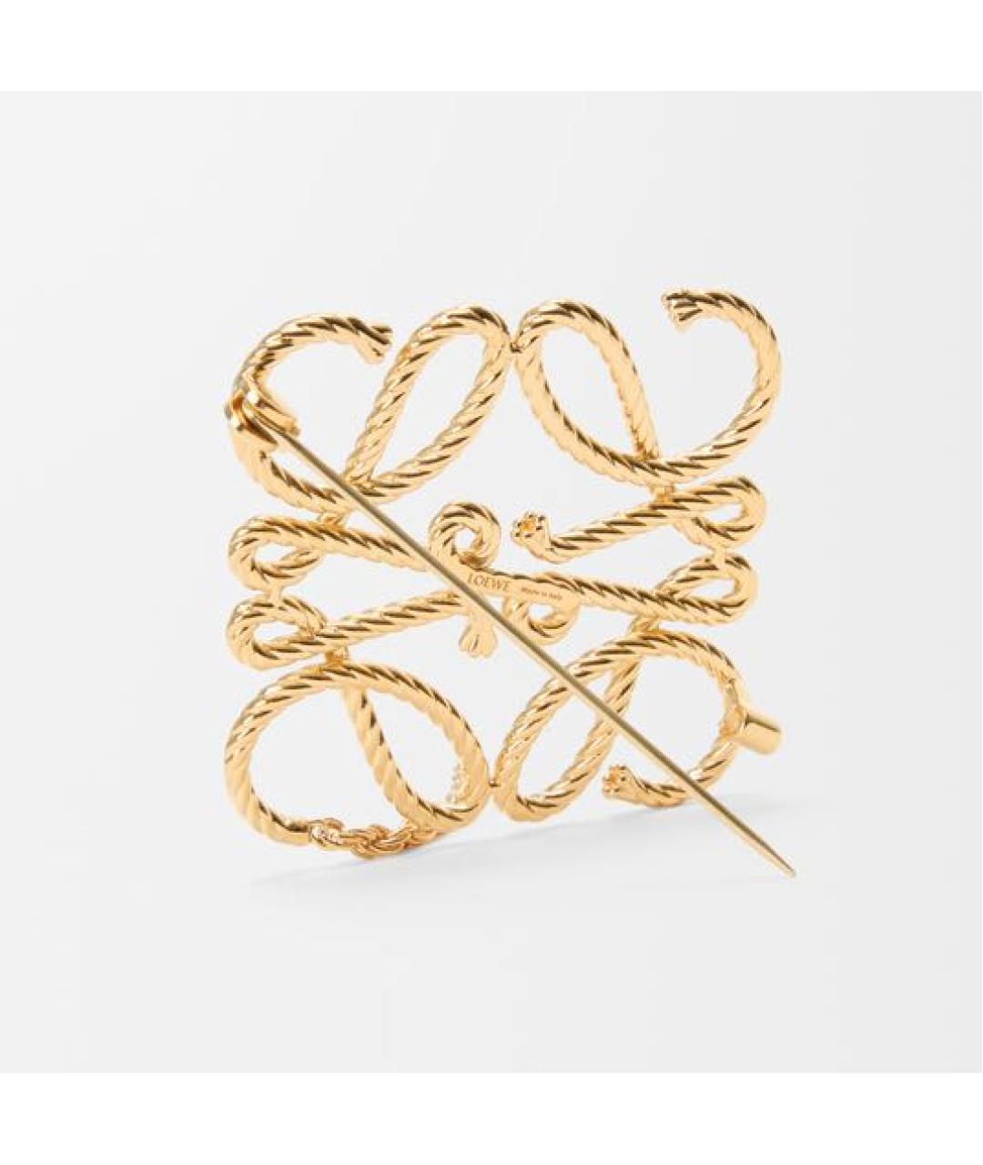 LOEWE Золотая латунная булавка / брошь, фото 3
