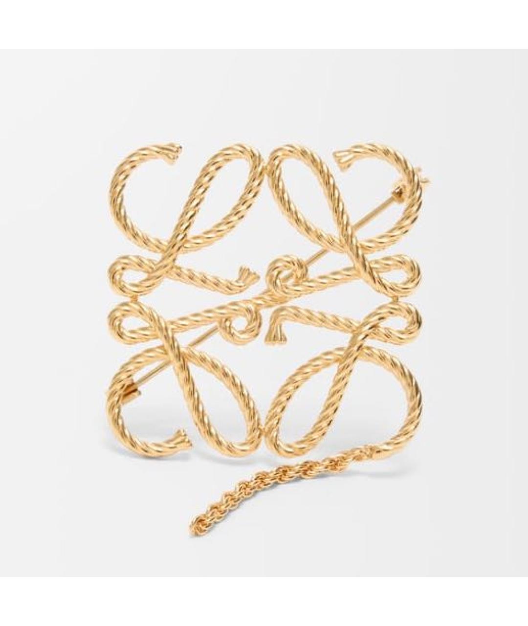 LOEWE Золотая латунная булавка / брошь, фото 5