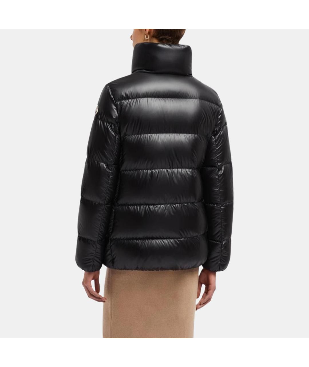 MONCLER Черный пуховик, фото 5