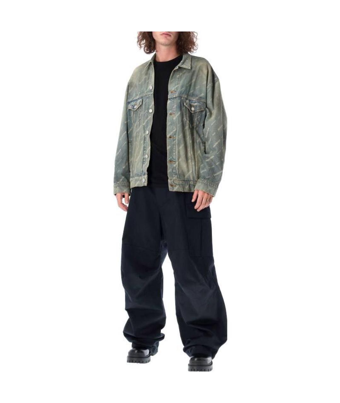 BALENCIAGA Синяя куртка, фото 3