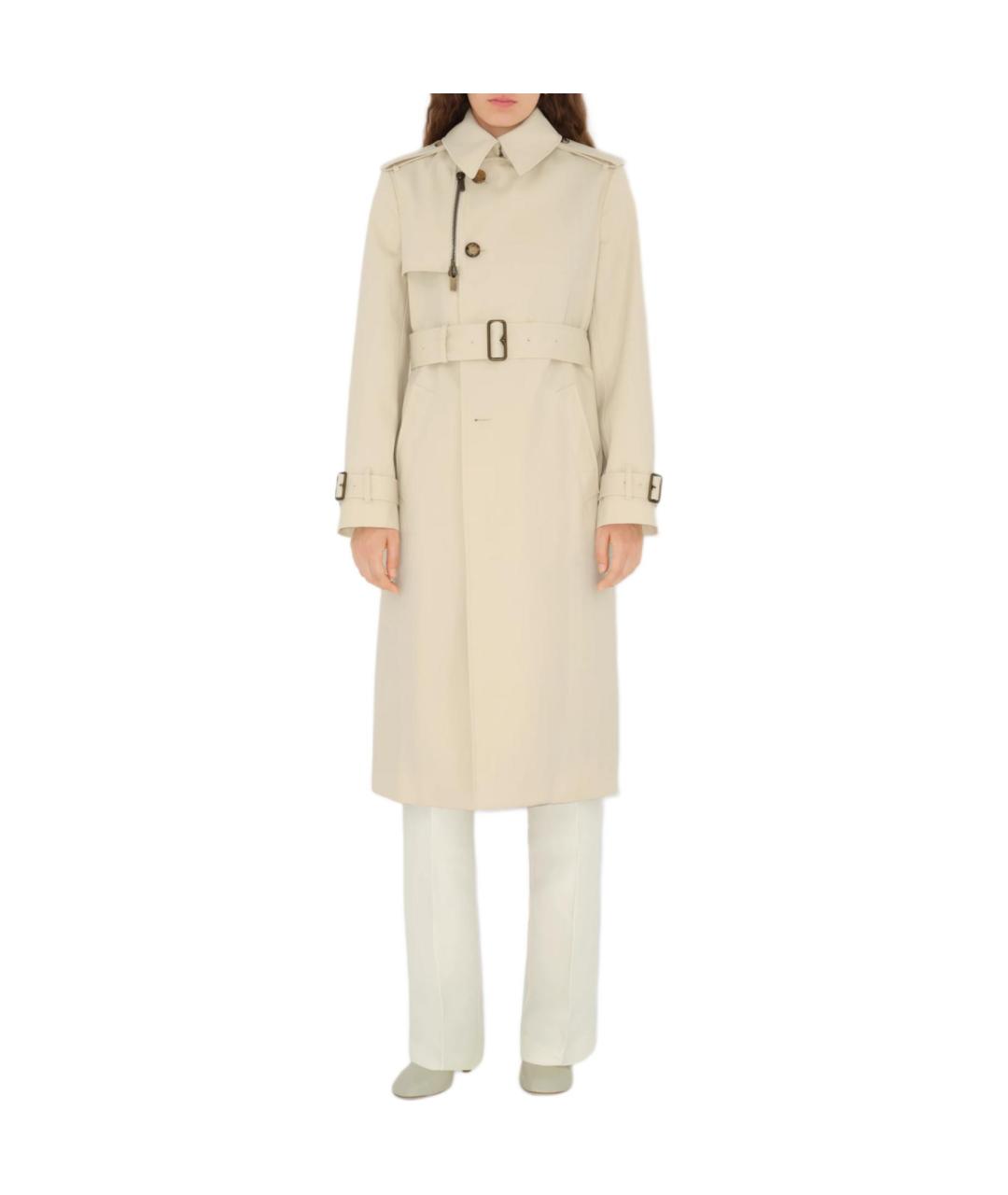 BURBERRY Белый тренч/плащ, фото 2