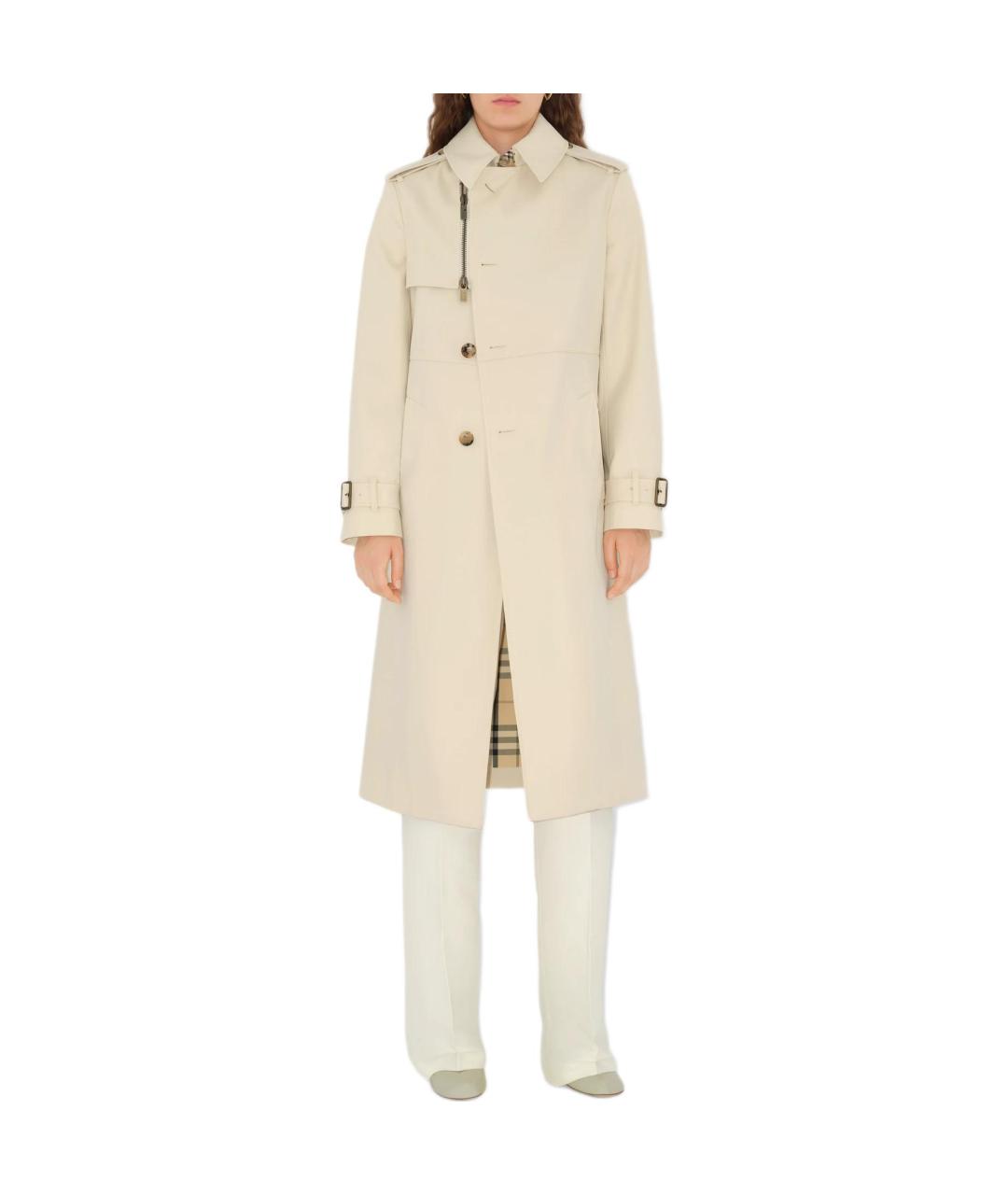 BURBERRY Белый тренч/плащ, фото 3