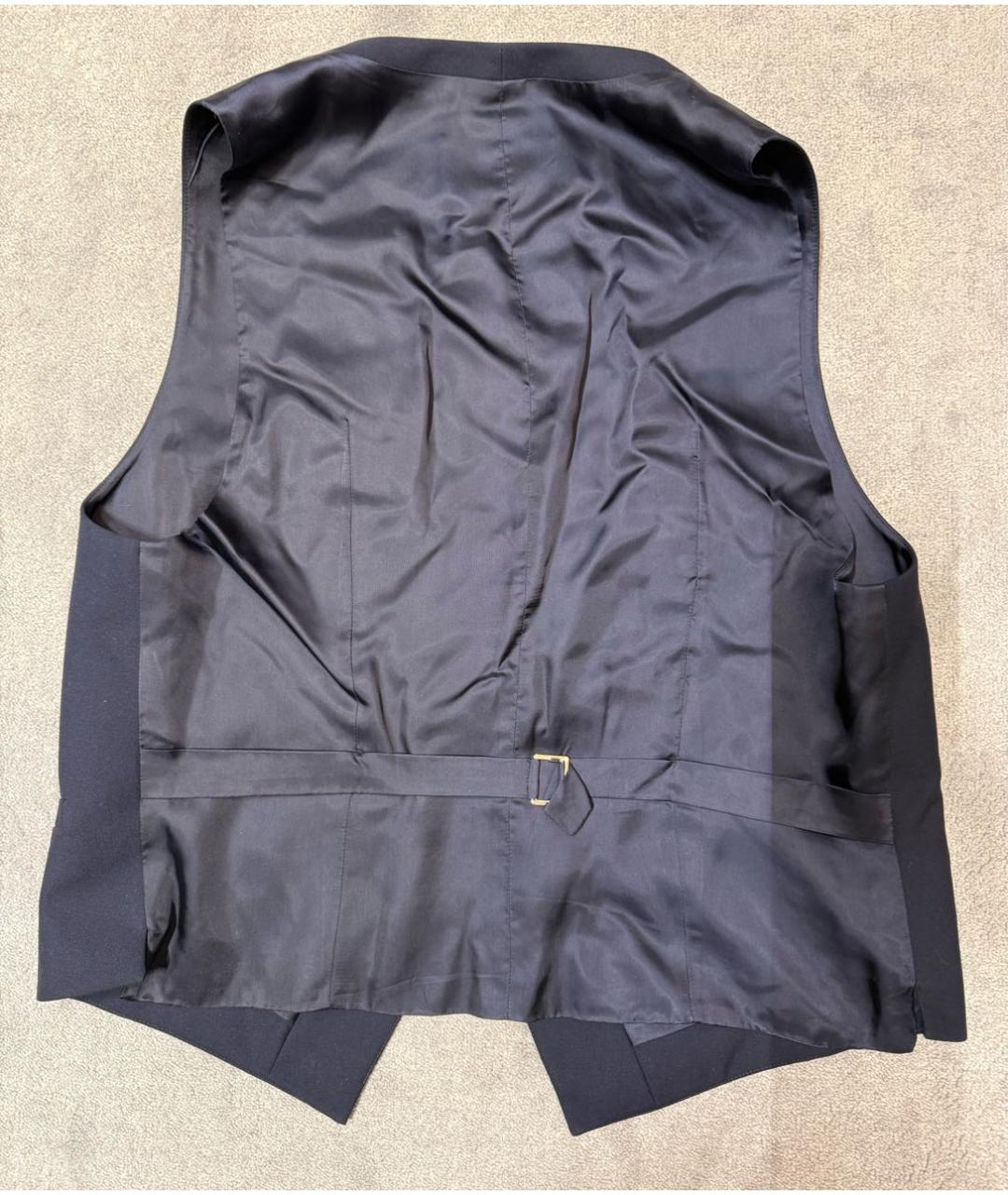 PRADA Темно-синий шерстяной жилет, фото 2