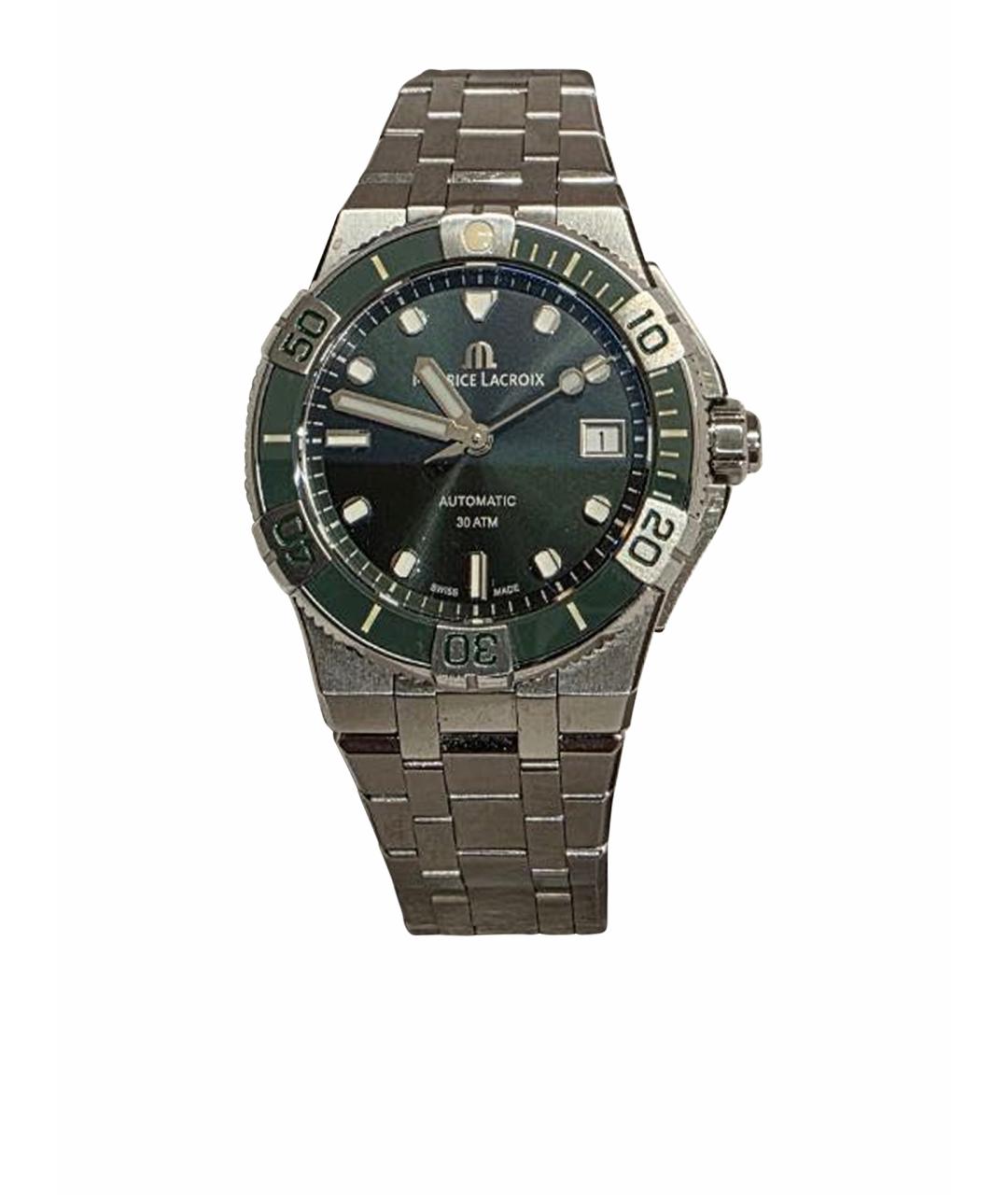 MAURICE LACROIX Зеленые металлические часы, фото 1