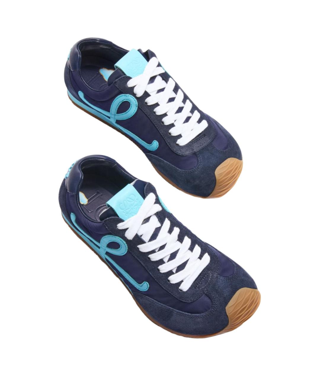 LOEWE Синие кроссовки, фото 5