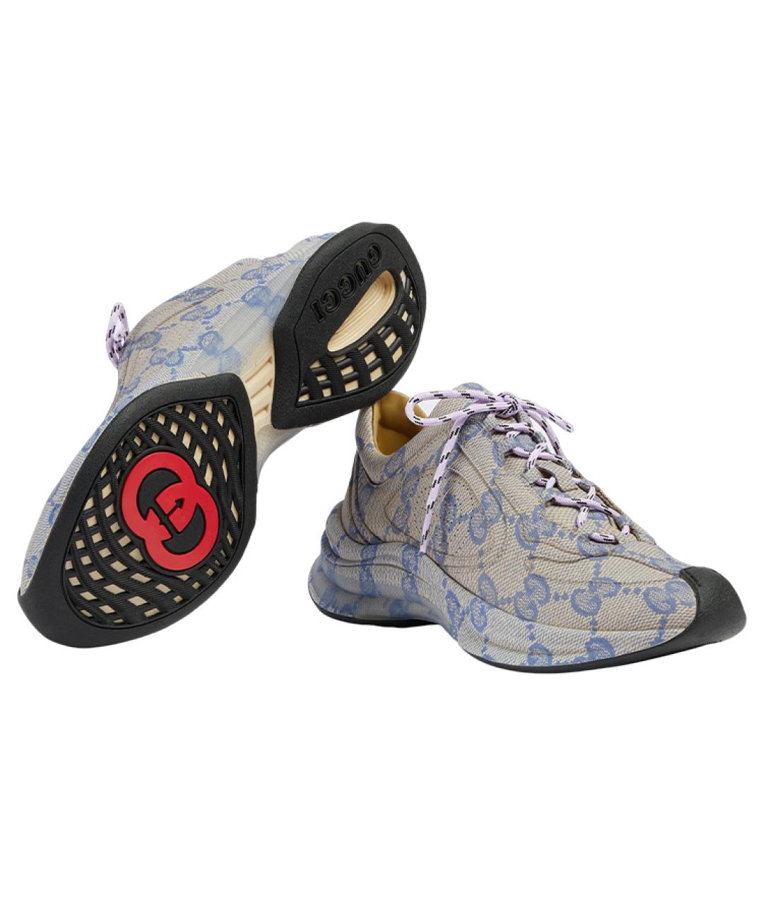 GUCCI Бежевые кроссовки, фото 5