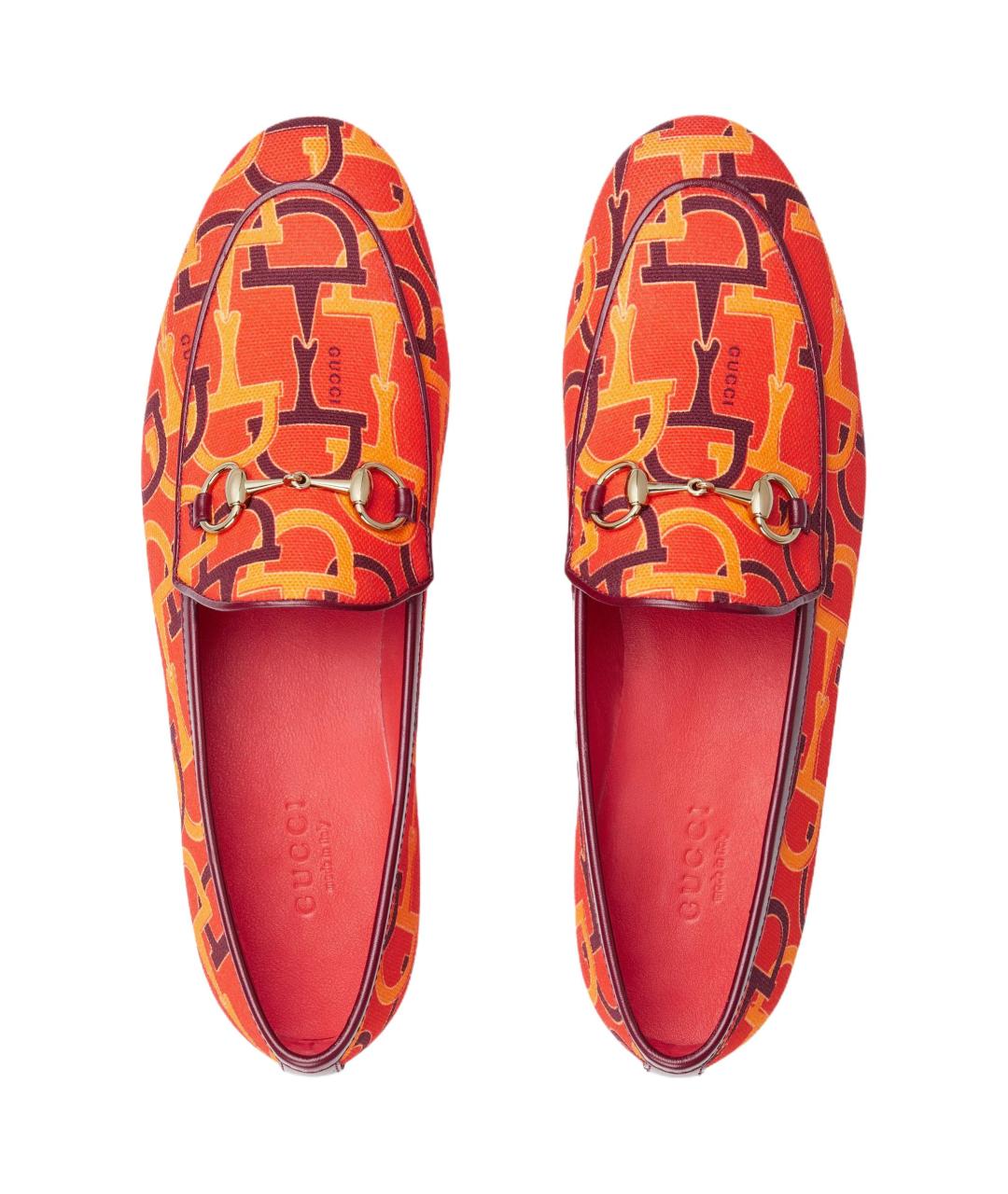 GUCCI Мульти текстильные лоферы, фото 3