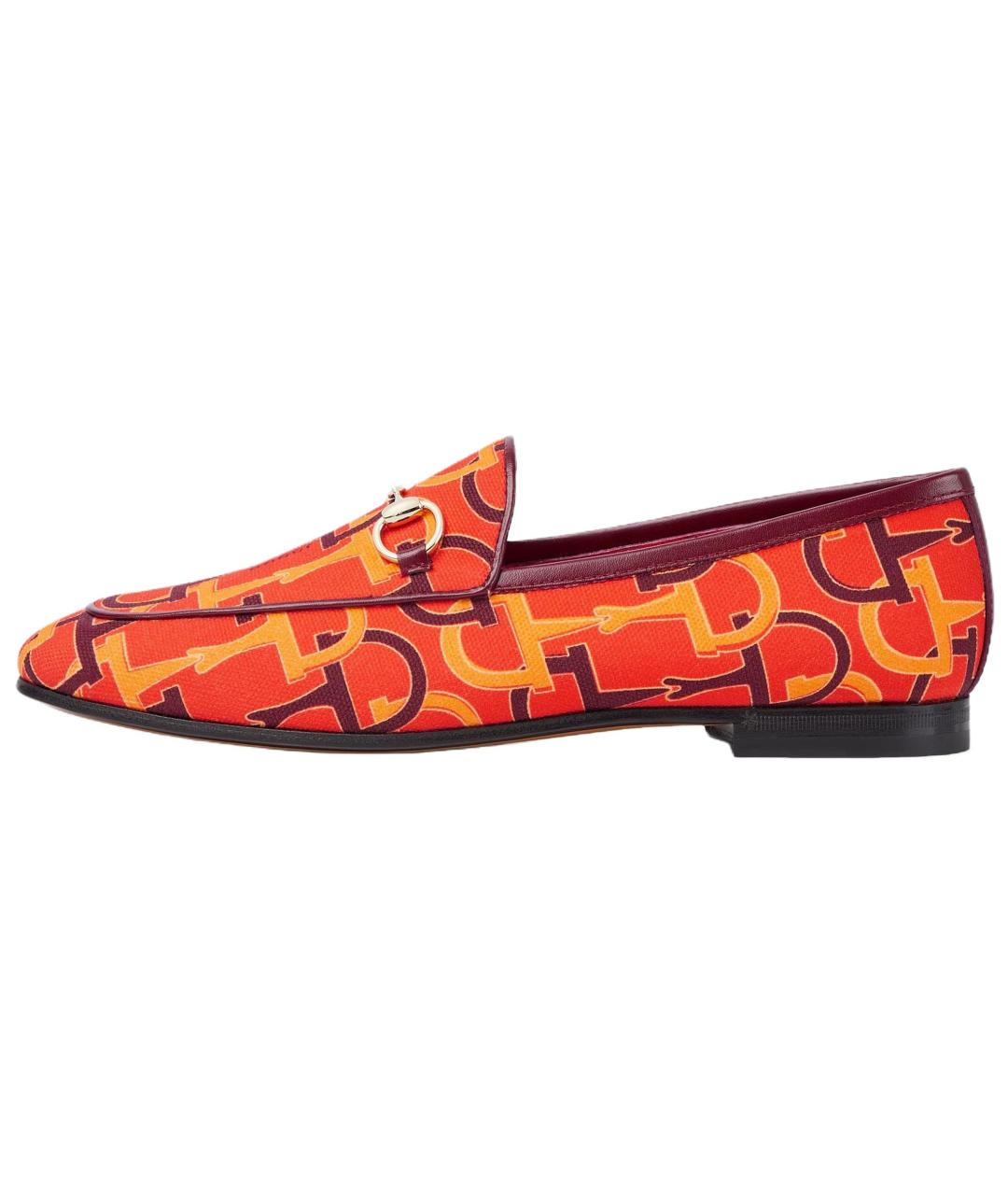 GUCCI Мульти текстильные лоферы, фото 6