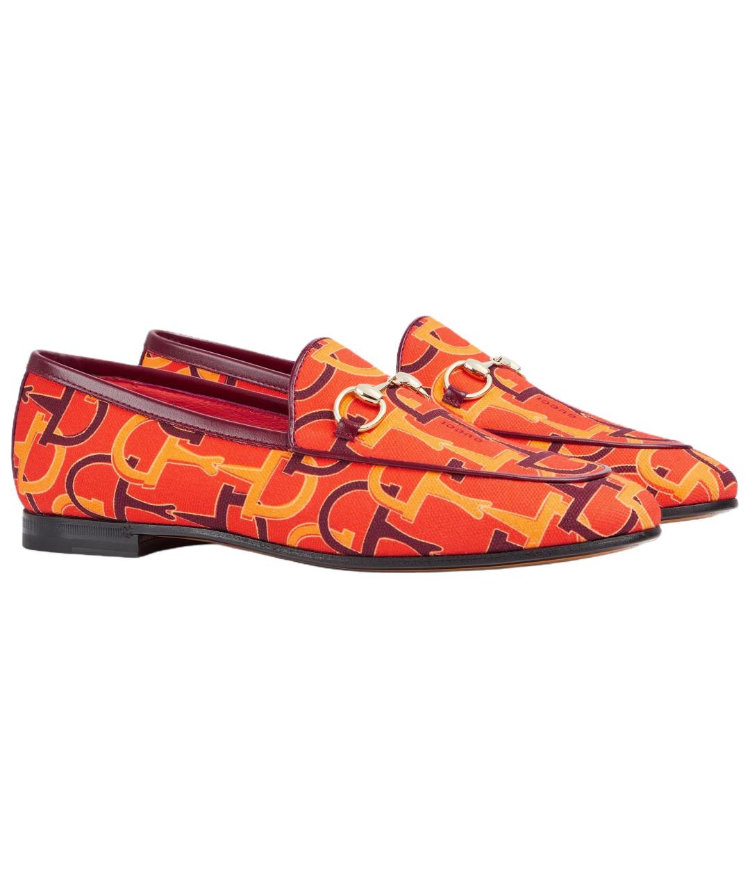 GUCCI Мульти текстильные лоферы, фото 2