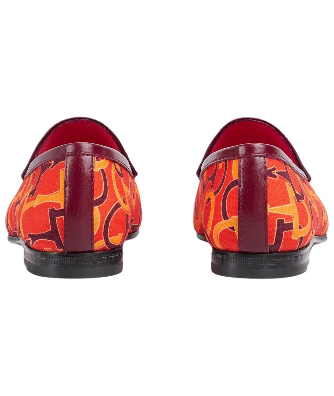 GUCCI Мульти текстильные лоферы, фото 4