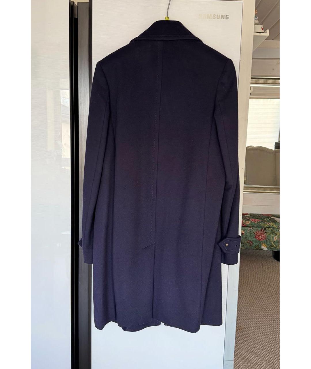 PAUL SMITH Темно-синее кашемировое пальто, фото 2
