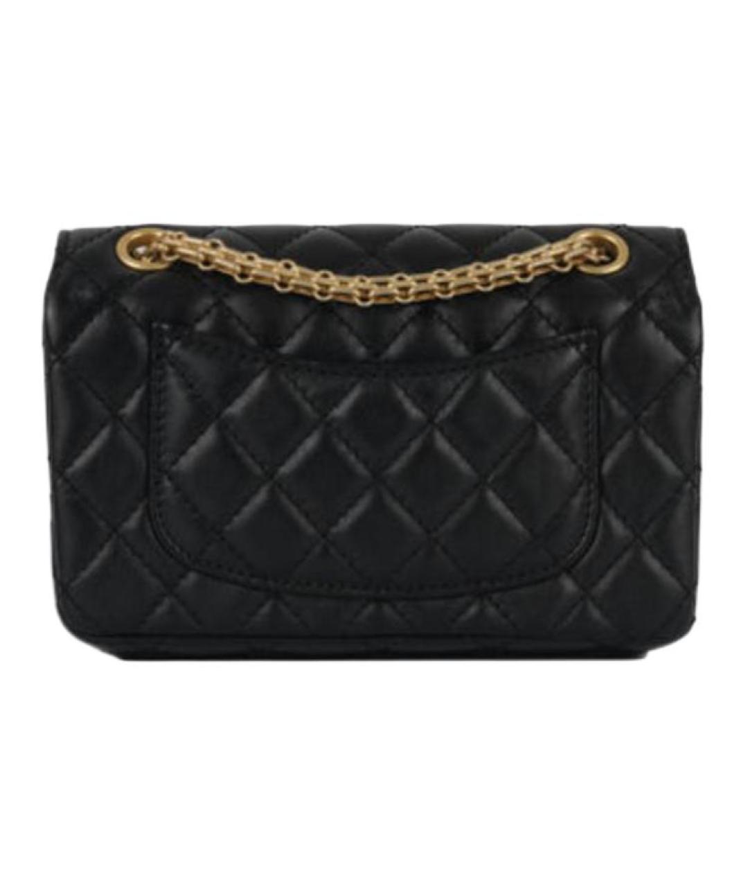 CHANEL Черная кожаная сумка через плечо, фото 5