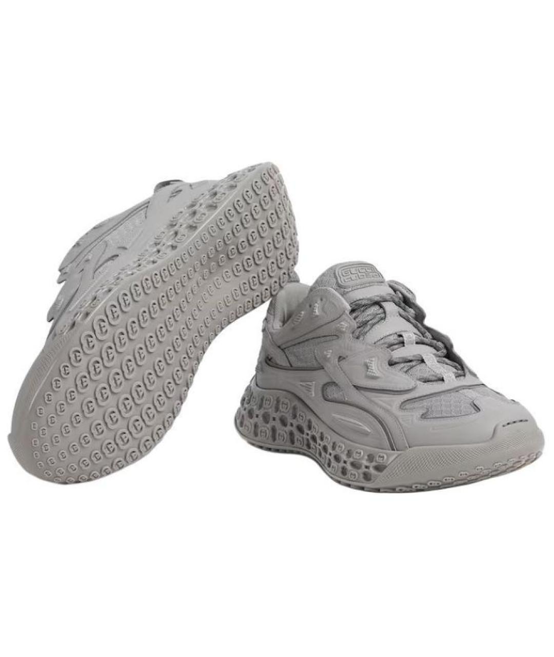 GUCCI Серые низкие кроссовки / кеды, фото 6