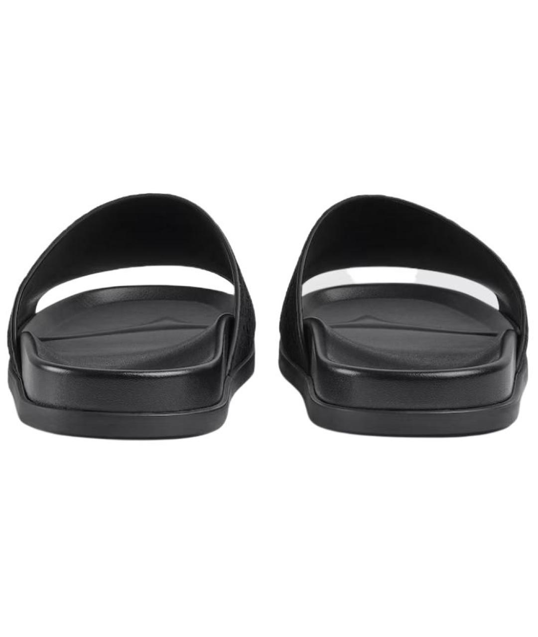GUCCI Черные шлепанцы, фото 4