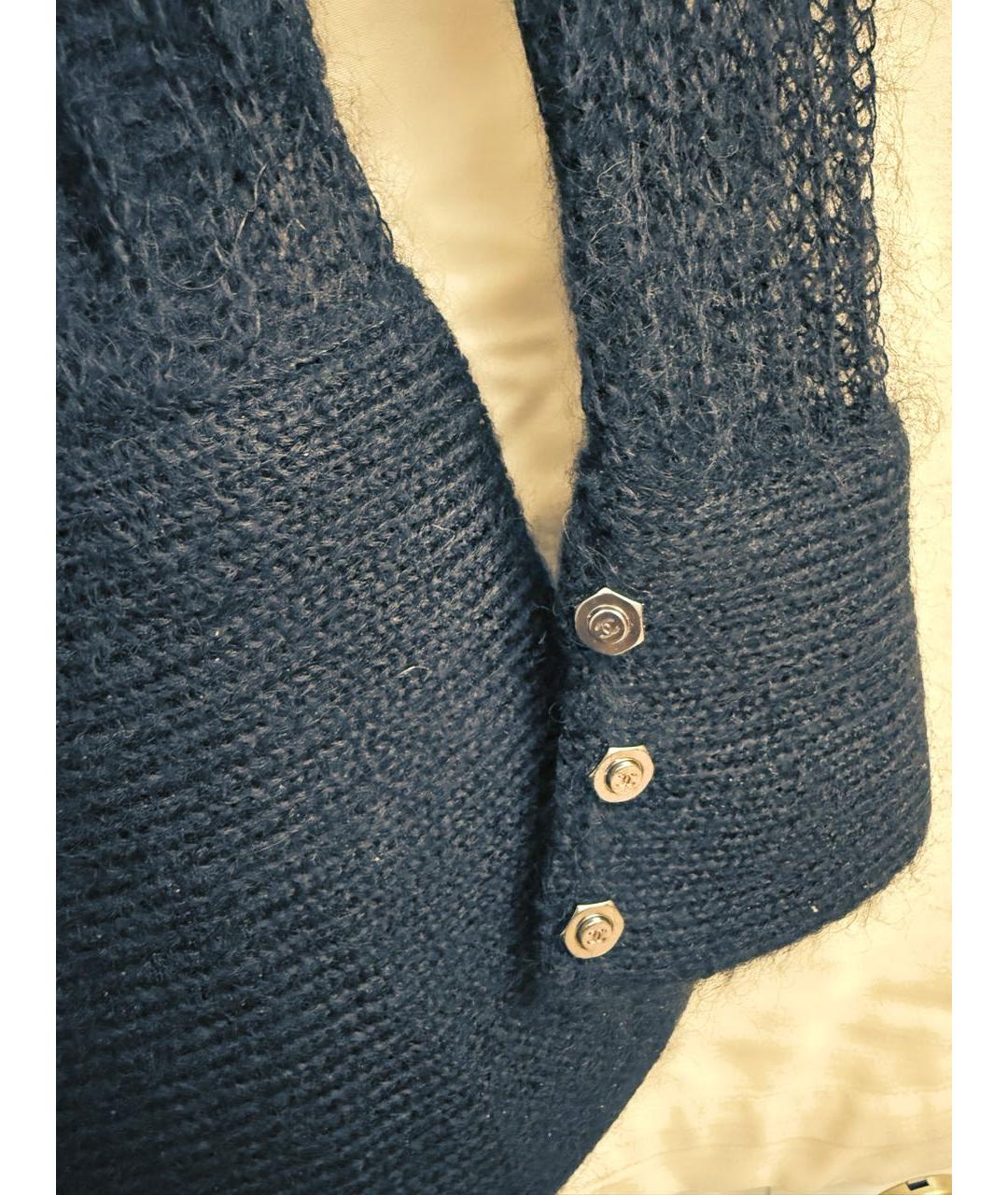 CHANEL Черное шерстяное платье, фото 4