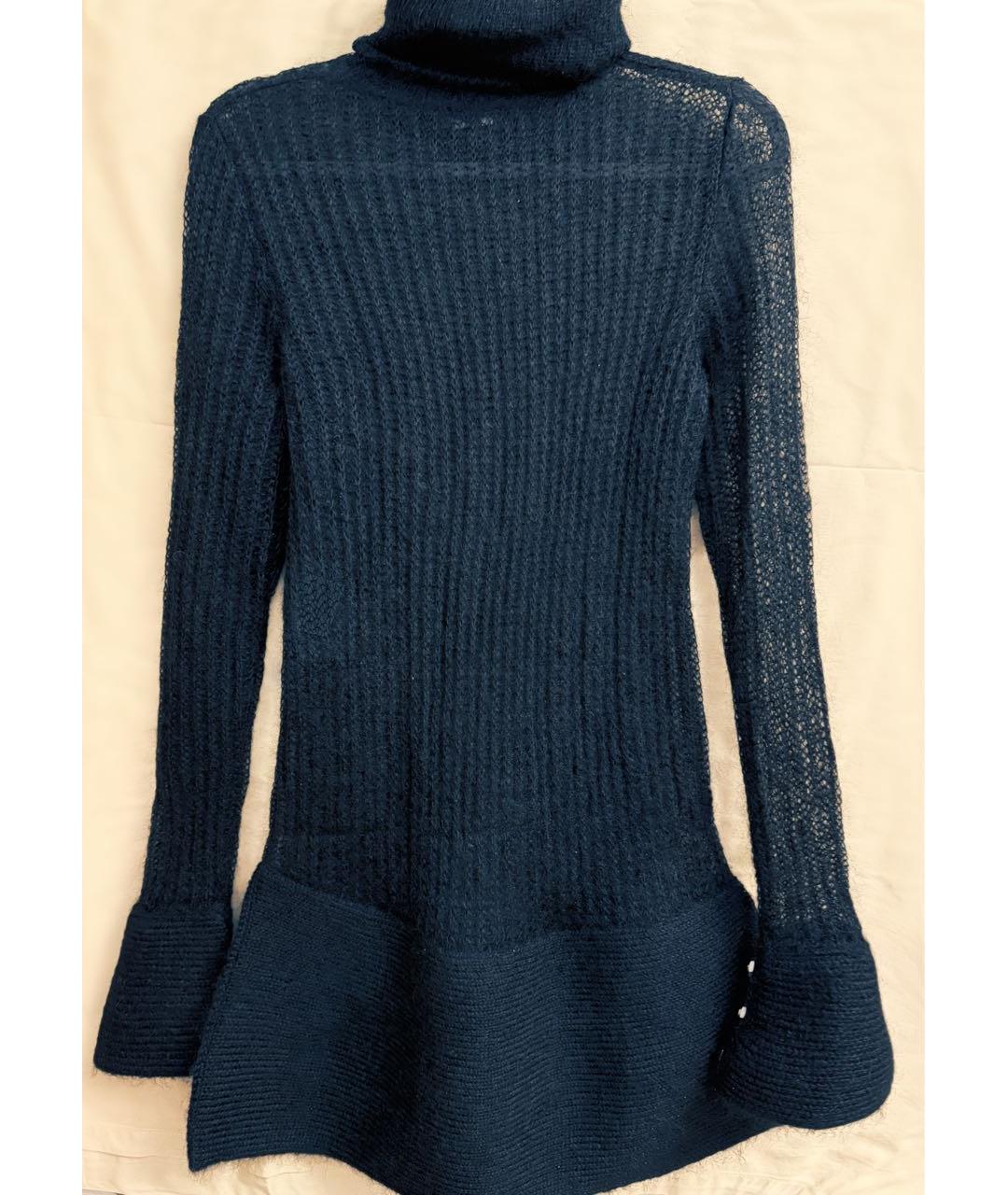 CHANEL Черное шерстяное платье, фото 2