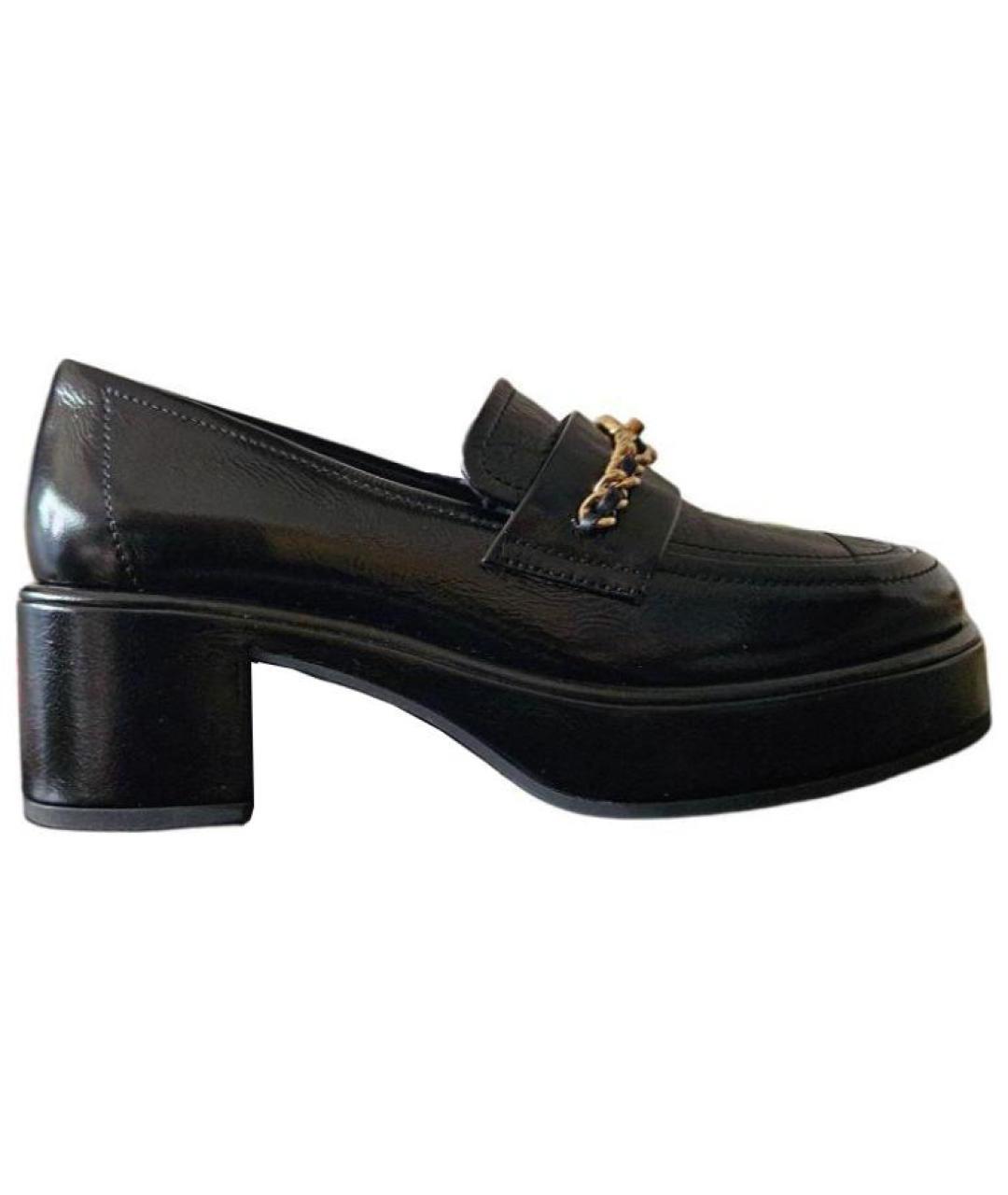 CHANEL Черные кожаные туфли, фото 1