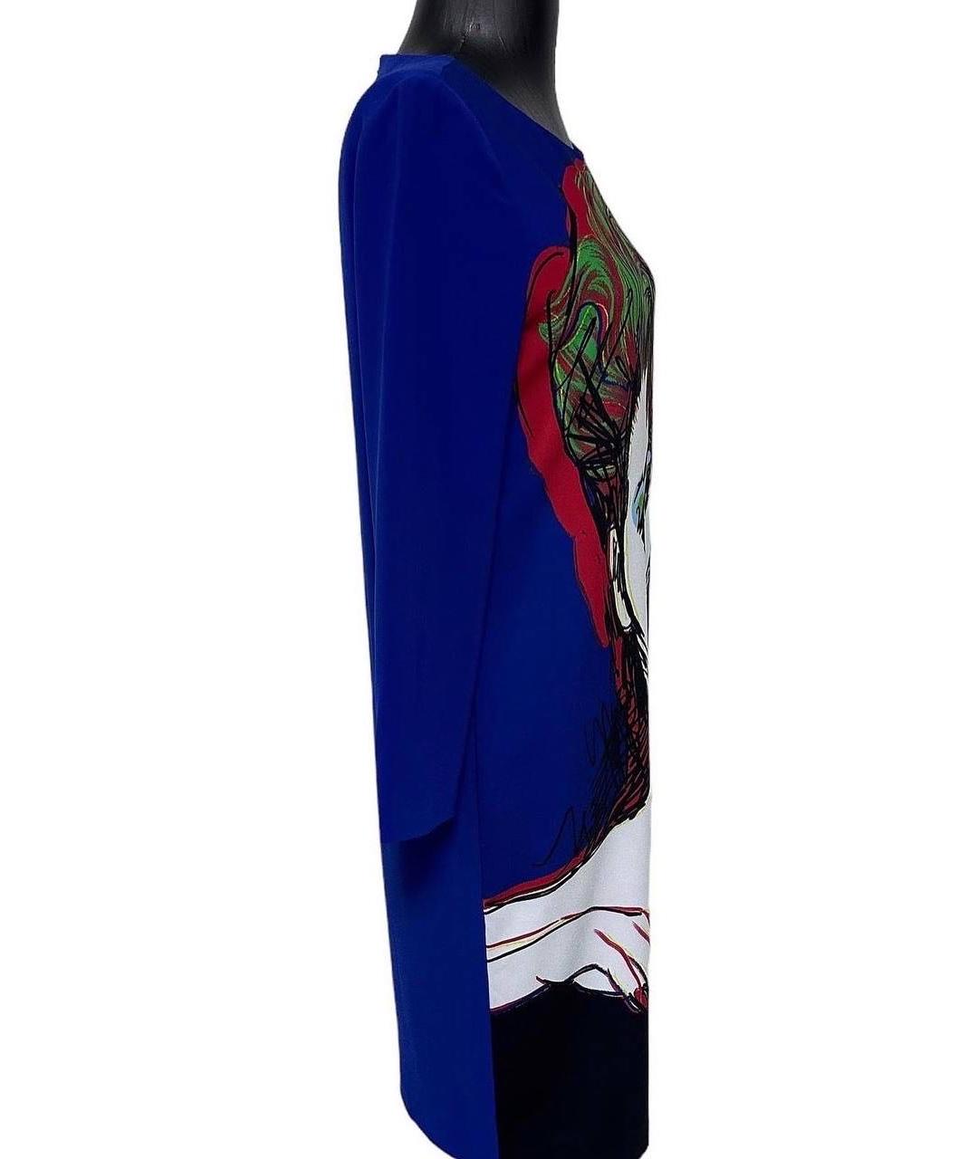 BOUTIQUE MOSCHINO Мульти полиэстеровое повседневное платье, фото 8