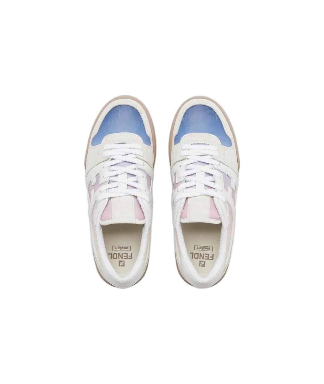 FENDI Мульти низкие кроссовки / кеды, фото 4