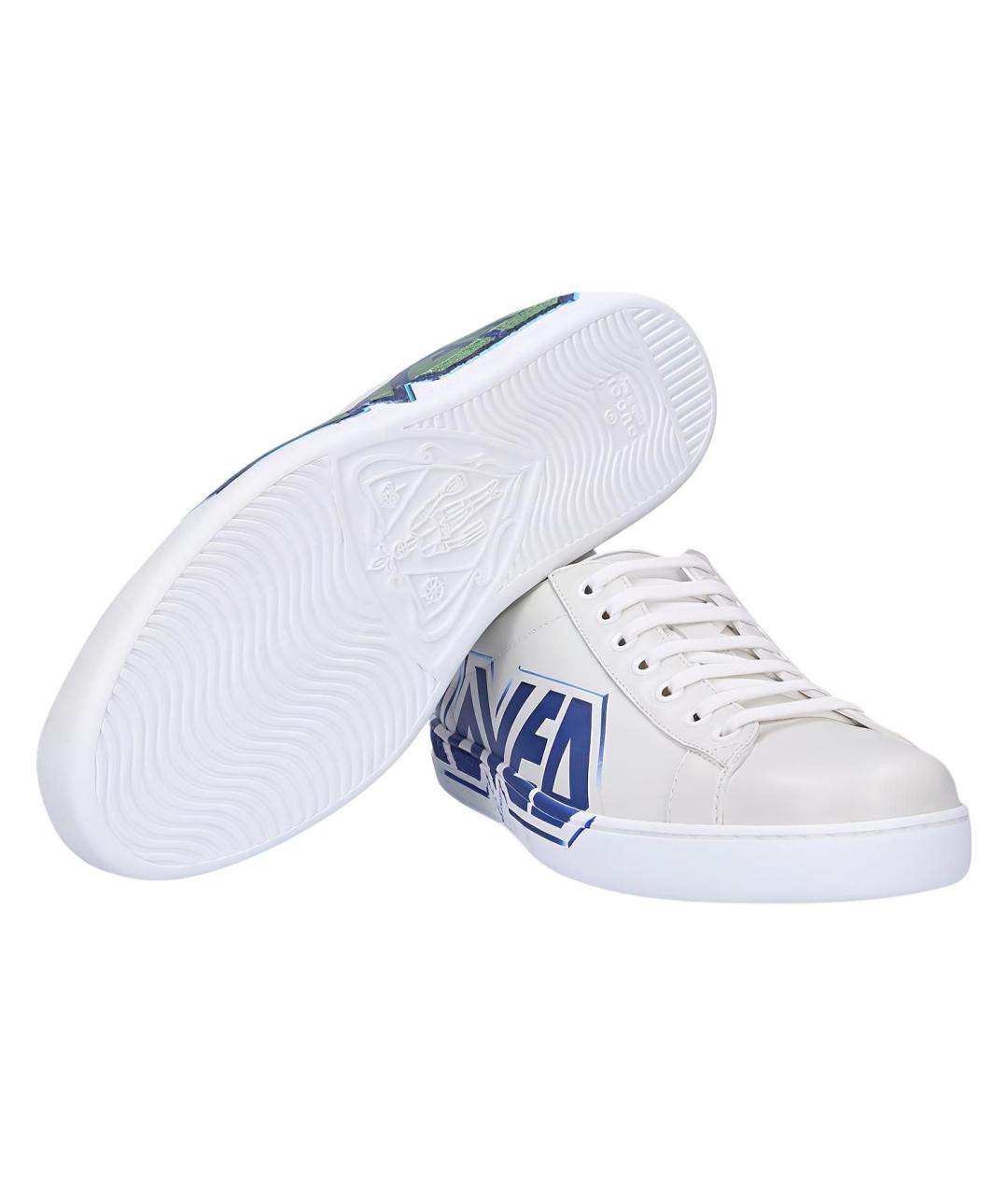 GUCCI Кожаные низкие кроссовки / кеды, фото 6