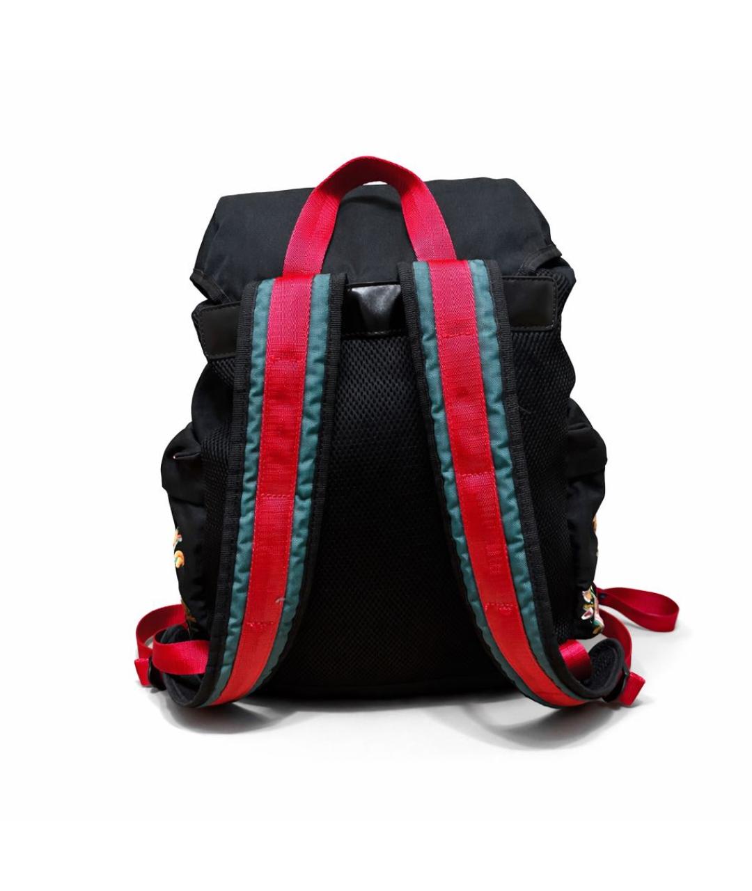 GUCCI Черный тканевый рюкзак, фото 3