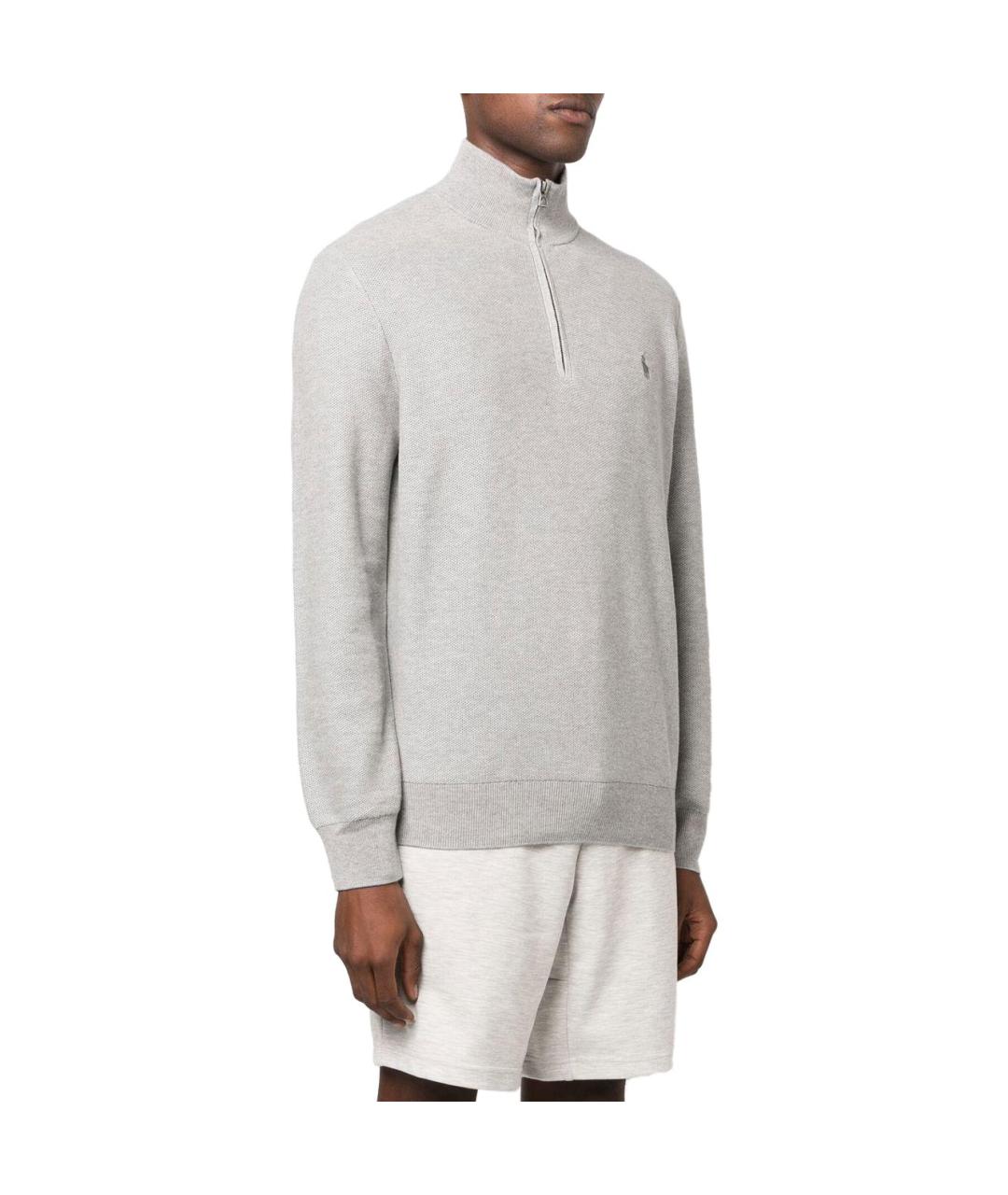 POLO RALPH LAUREN Серый джемпер / свитер, фото 4