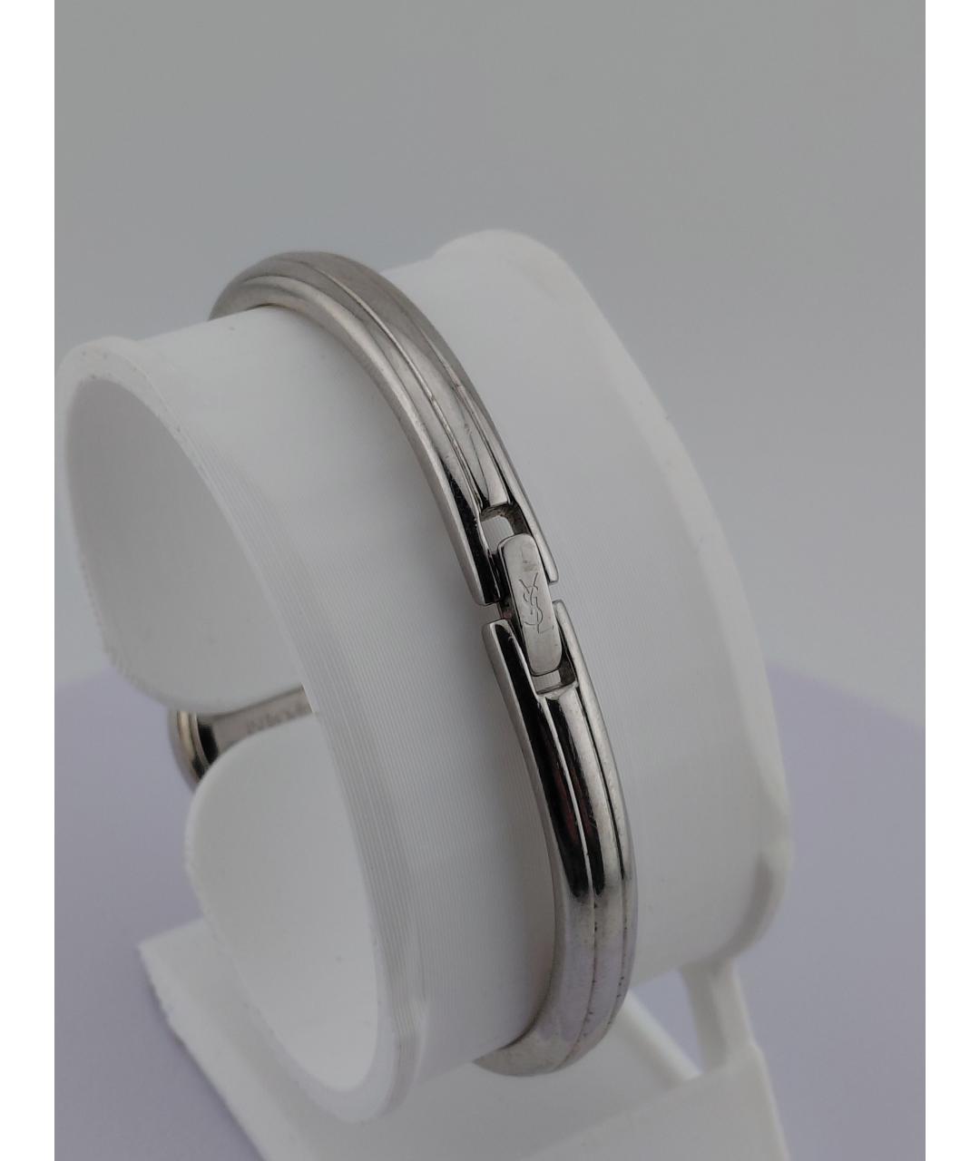 SAINT LAURENT Серебряные металлические часы, фото 6