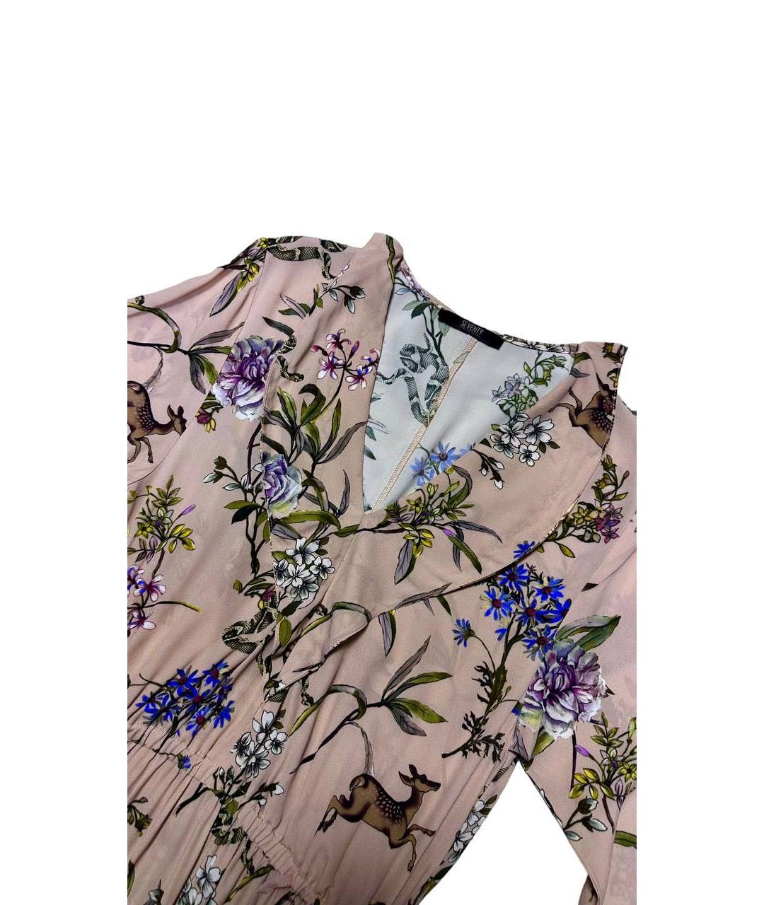 SEVENTY Мульти вискозное повседневное платье, фото 3