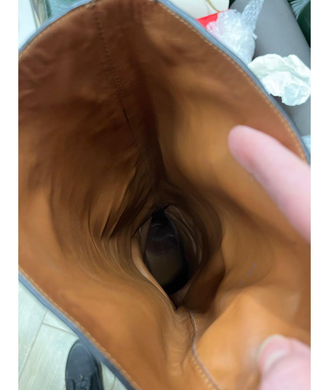 SEE BY CHLOE Черные кожаные сапоги, фото 2