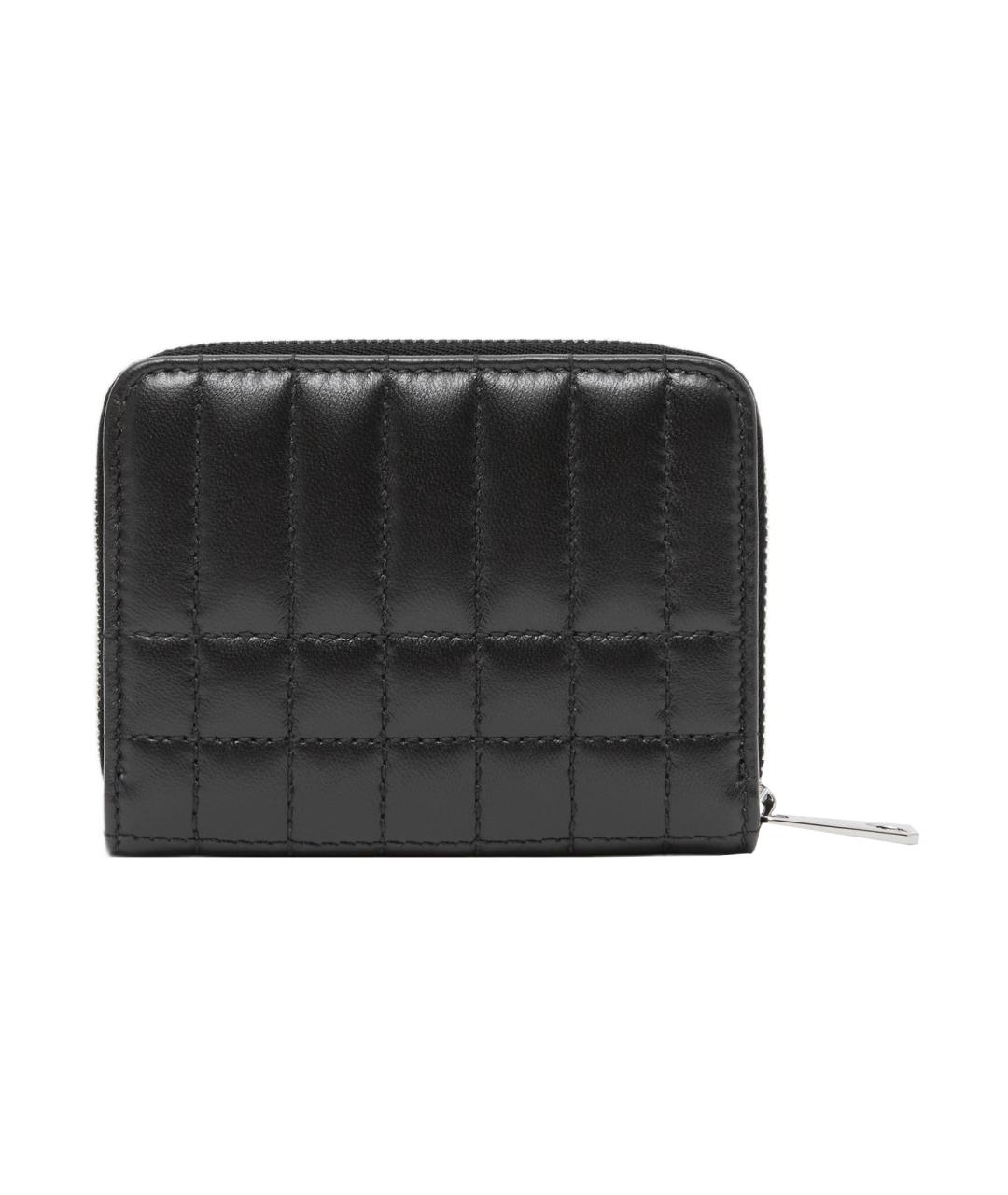 BURBERRY Черный кожаный кошелек, фото 3