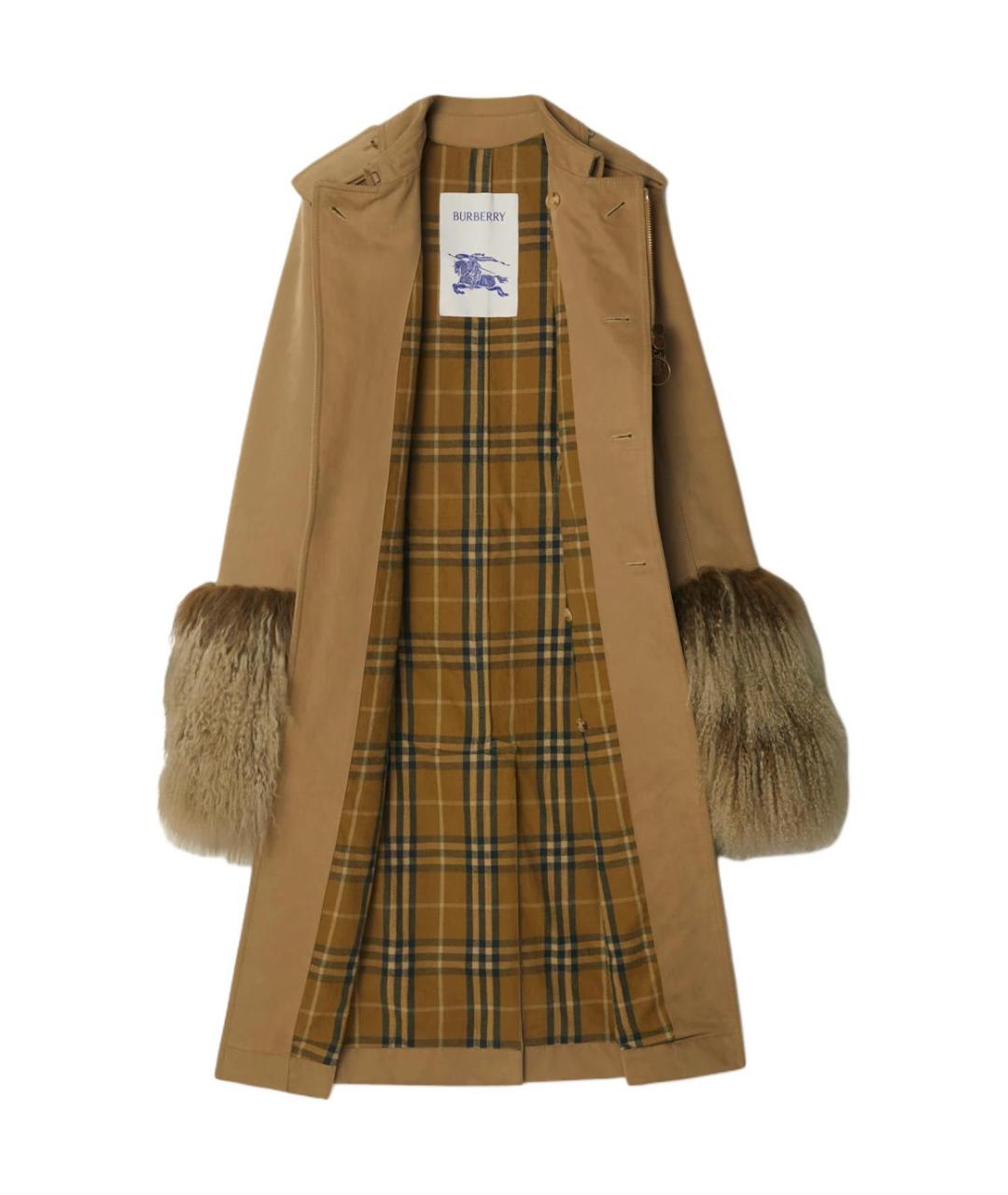 BURBERRY Хаки тренч/плащ, фото 2