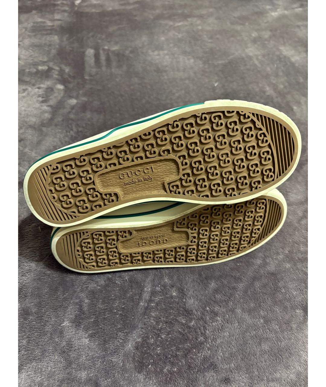 GUCCI Коричневые кеды, фото 8