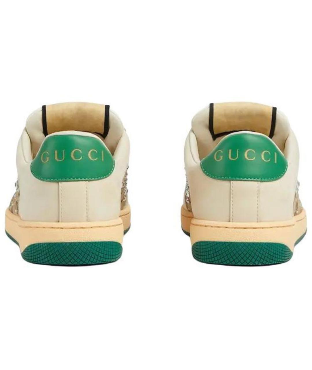 GUCCI Белые кроссовки, фото 5