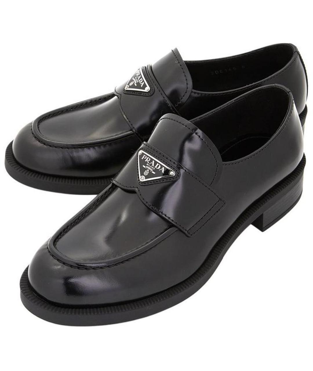 PRADA Черные лоферы, фото 3