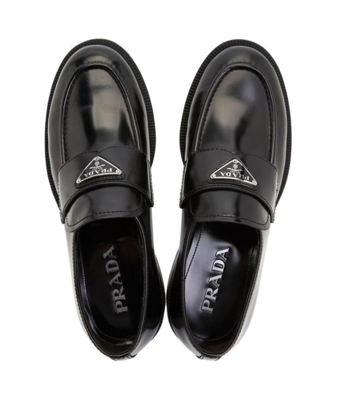 PRADA Черные лоферы, фото 4