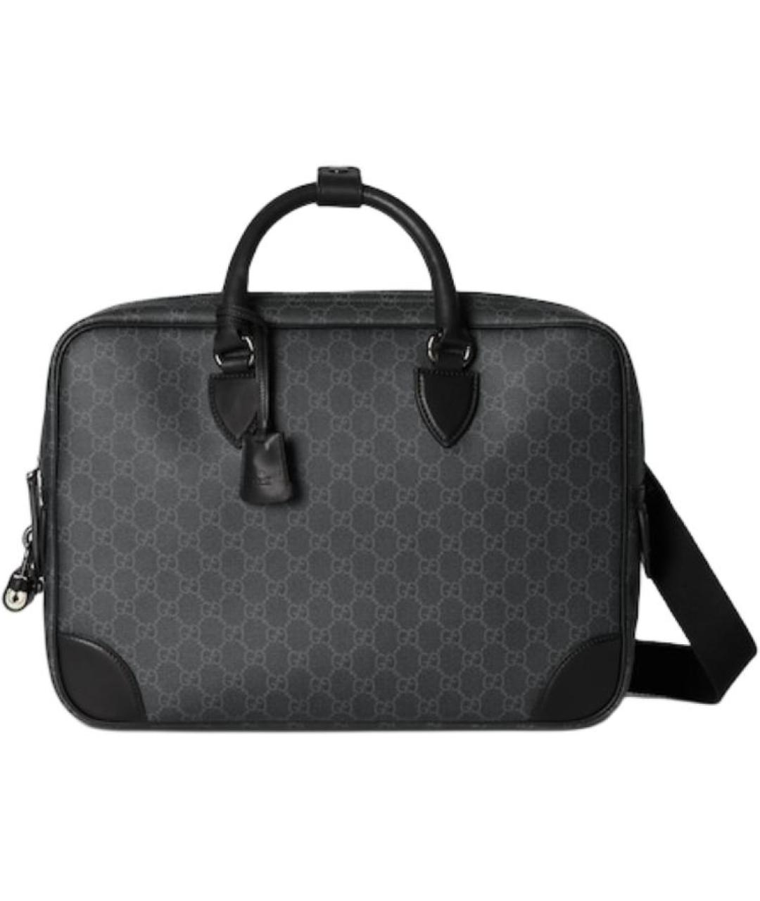 GUCCI Черный портфель, фото 1