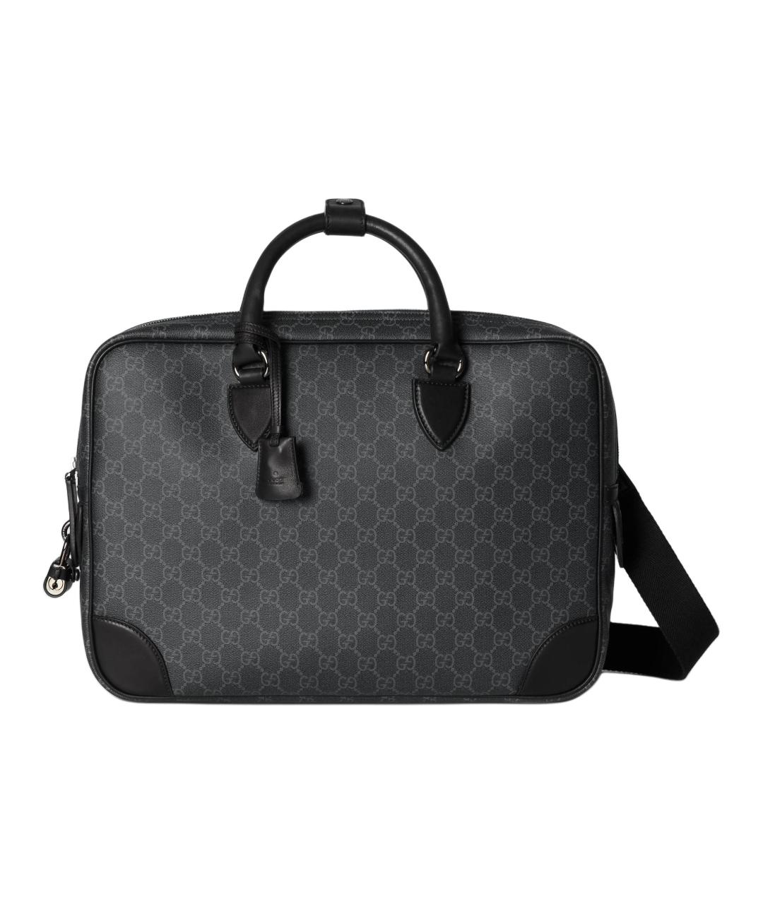 GUCCI Черный портфель, фото 2