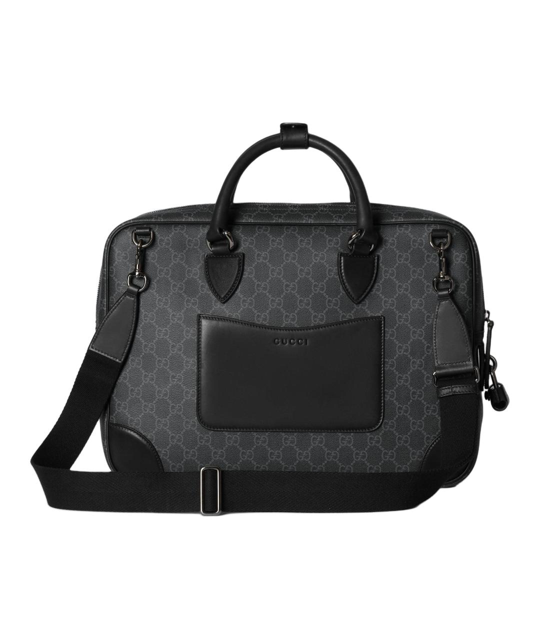 GUCCI Черный портфель, фото 5