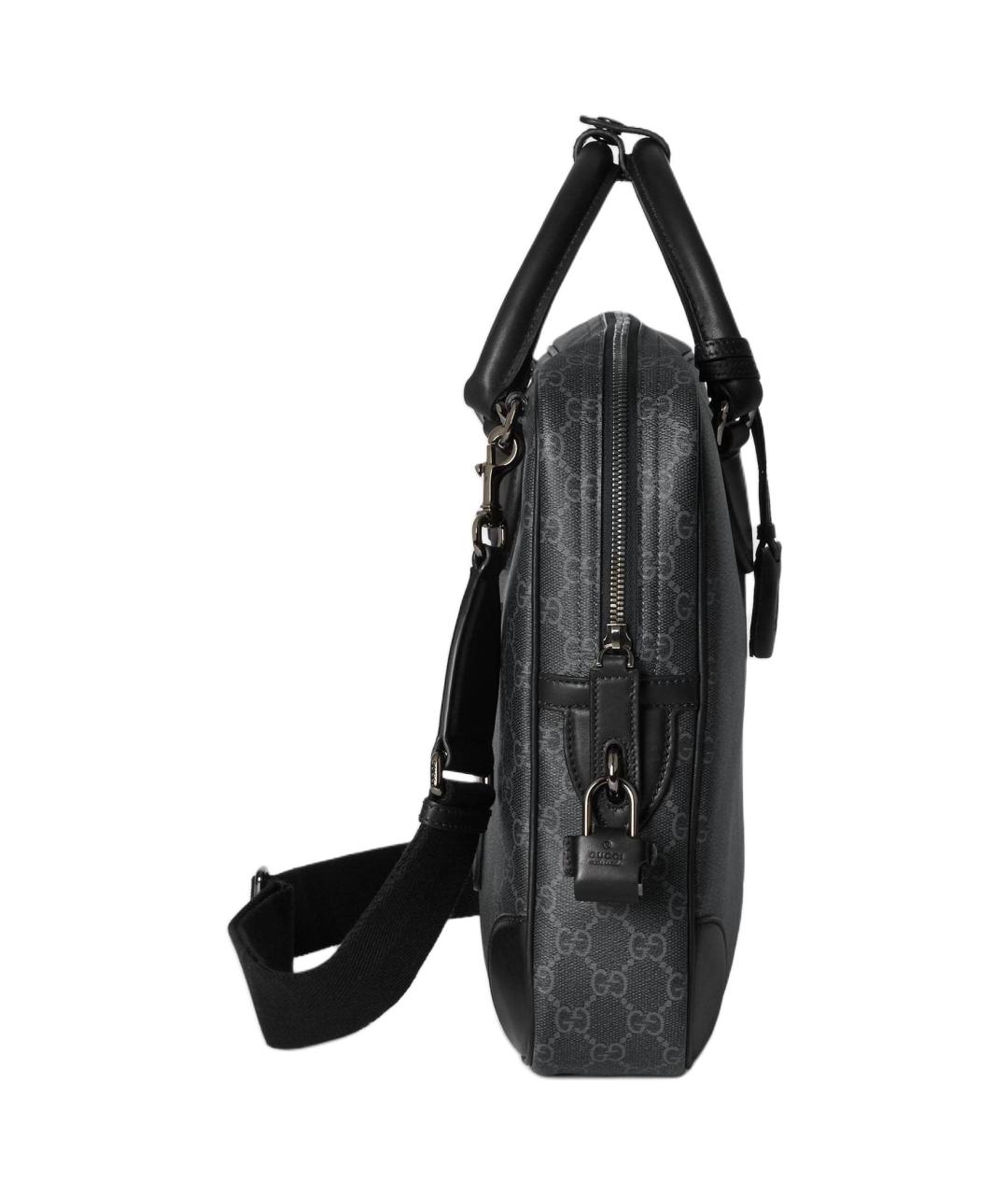 GUCCI Черный портфель, фото 4