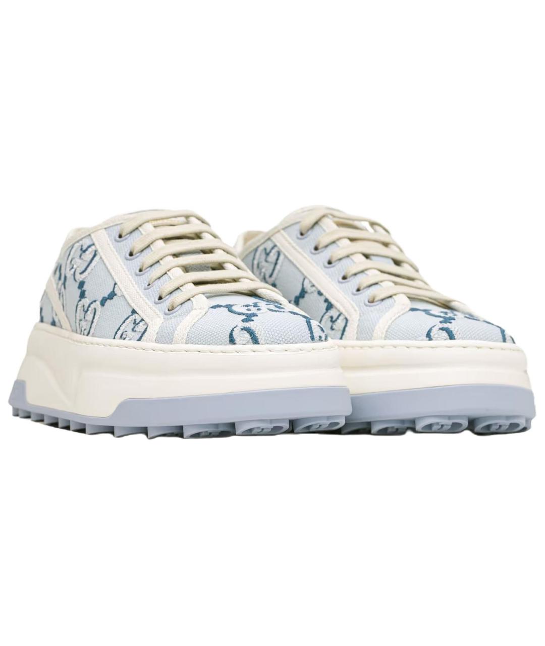 GUCCI Синие кроссовки, фото 3