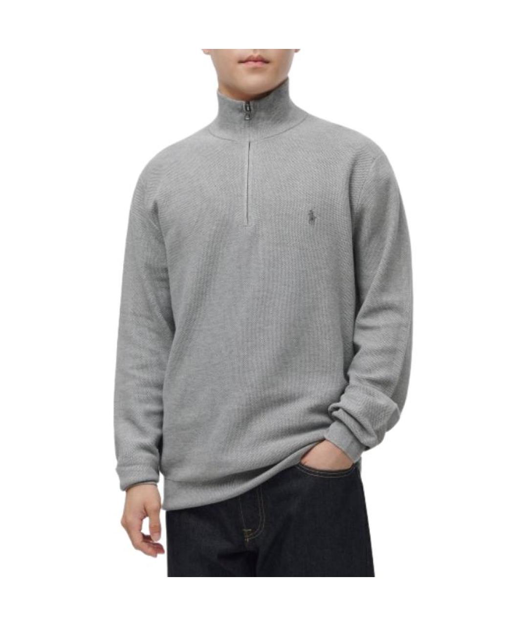 POLO RALPH LAUREN Серый джемпер / свитер, фото 3