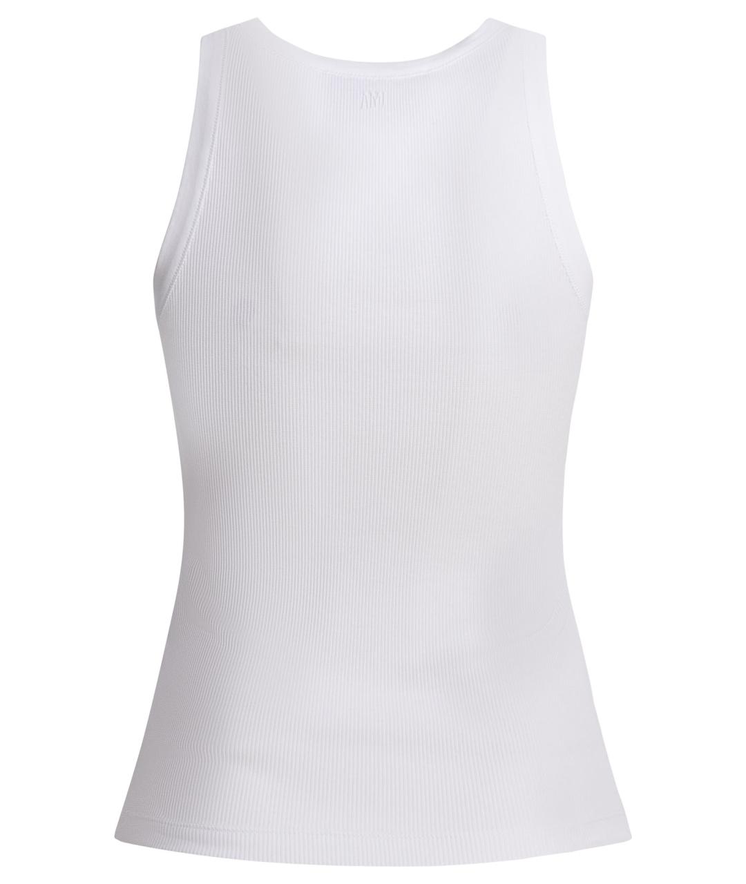 Ami Paris Белая хлопковая майка, фото 2