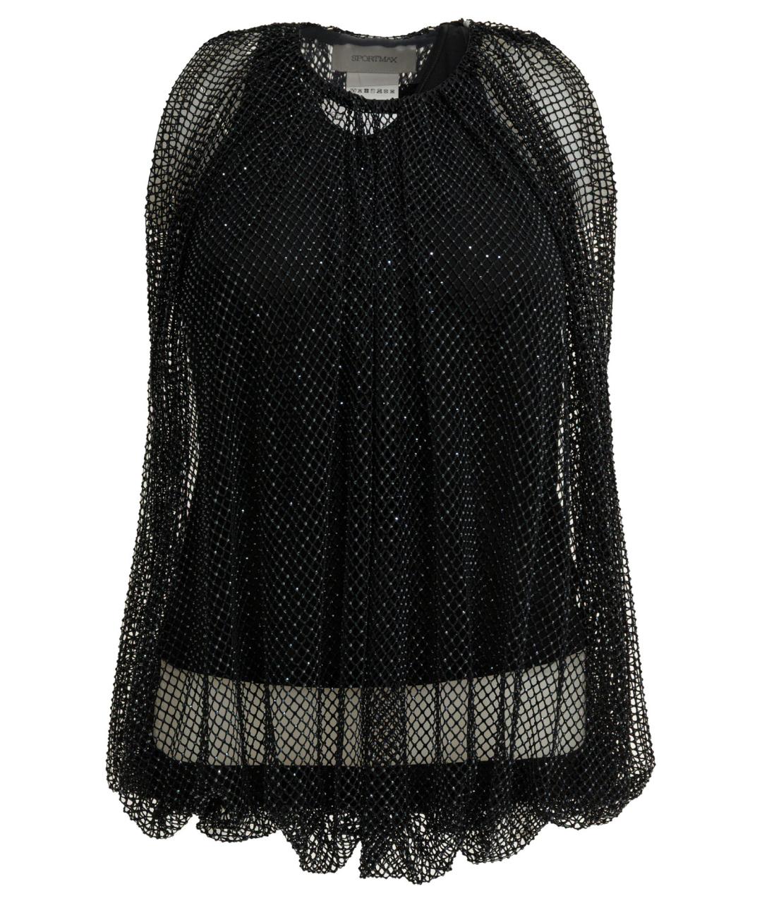 SPORTMAX Черная полиэстеровая блузы, фото 1