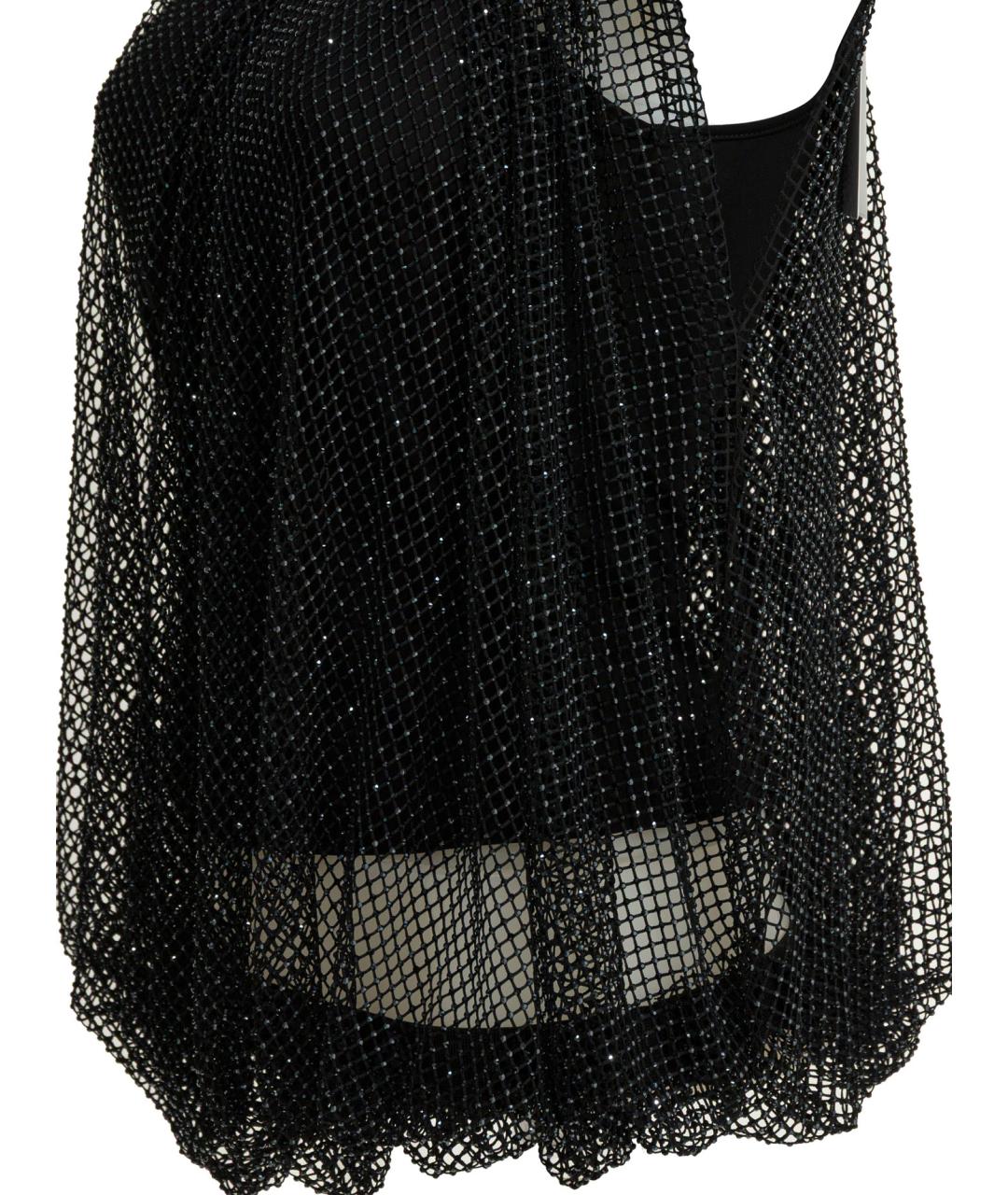 SPORTMAX Черная полиэстеровая блузы, фото 4