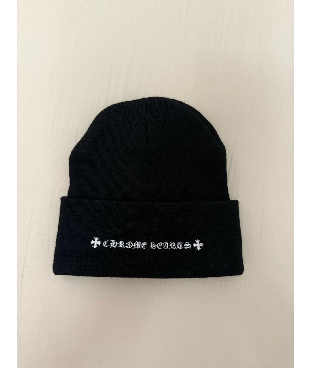 CHROME HEARTS Черная шапка, фото 2
