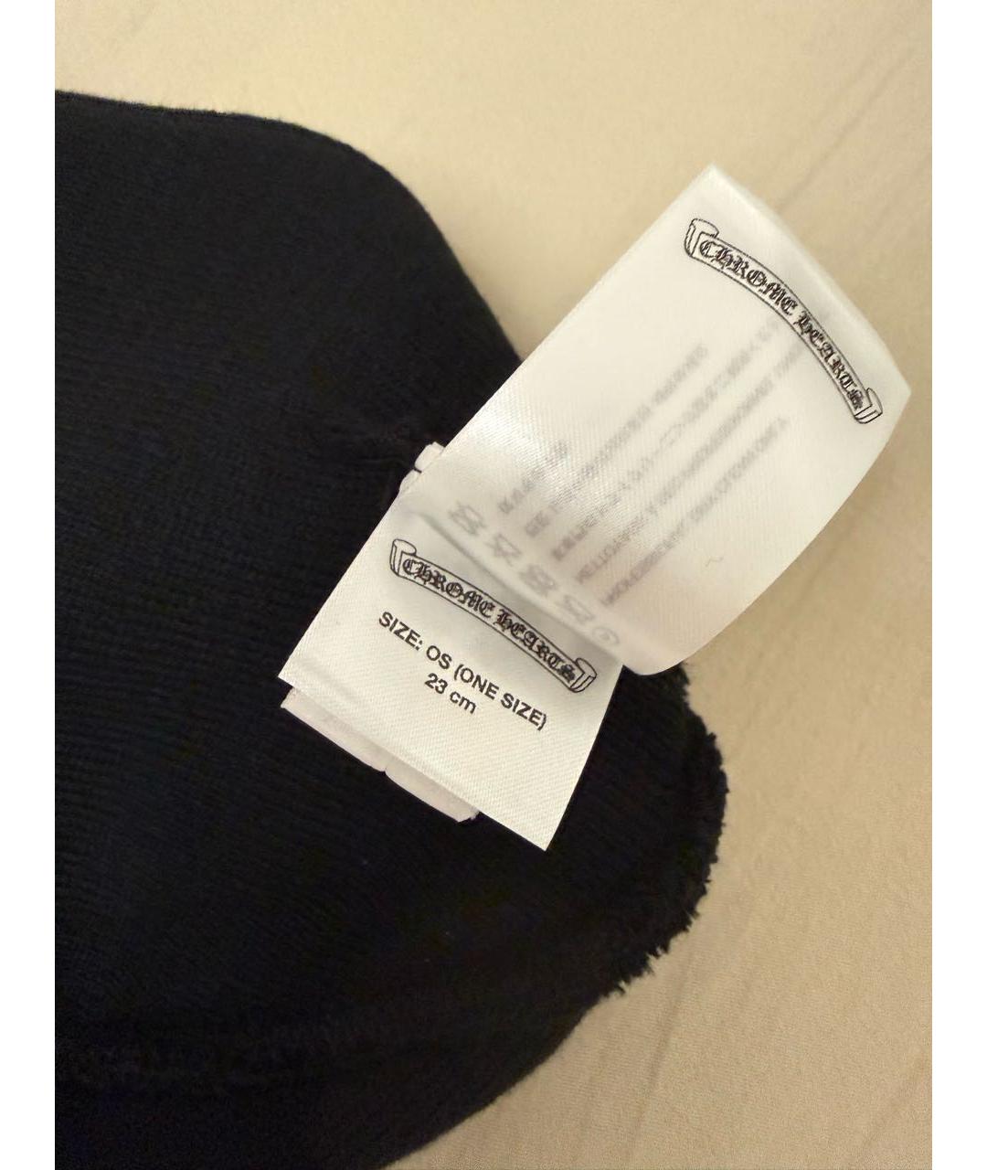 CHROME HEARTS Черная шапка, фото 4