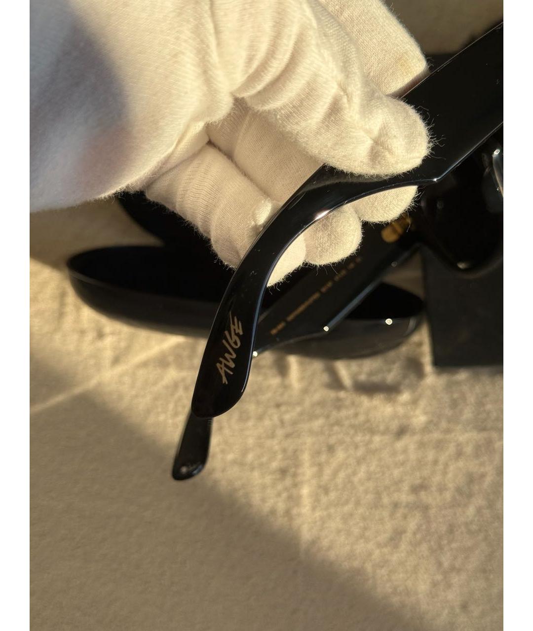 RAY BAN Черные пластиковые солнцезащитные очки, фото 5