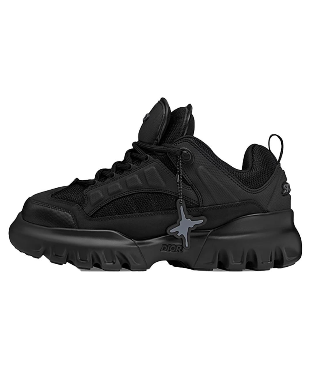 CHRISTIAN DIOR Черные низкие кроссовки / кеды, фото 2